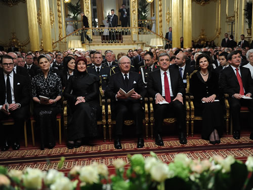 Cumhurbaşkanı Gül ve Bayan Gül’den, İsveç Kralı Gustaf ve Kraliçe Silvia Onuruna Resepsiyon